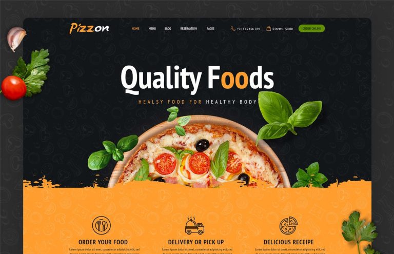 Pizzon – Pizza Restaurant WordPress Theme