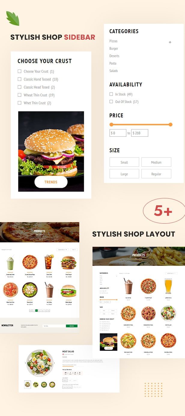 pizzon fastfood shopify theme