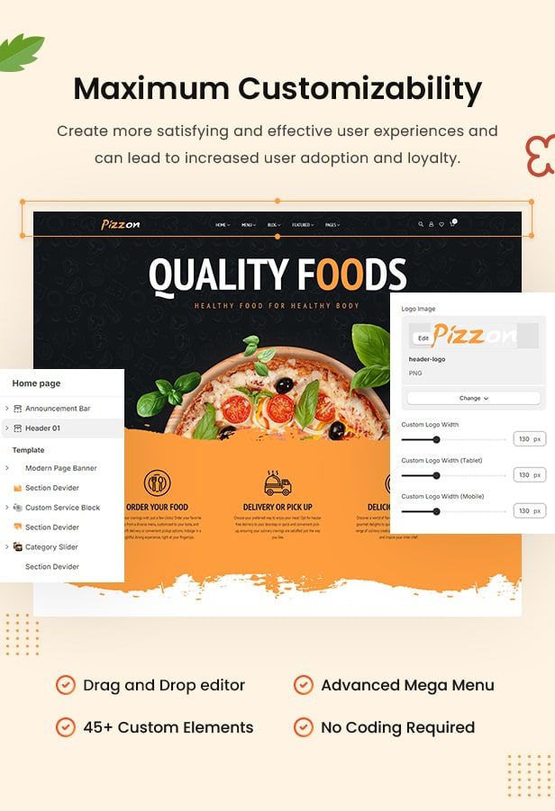 pizzon pizza multipurpose shopify theme
