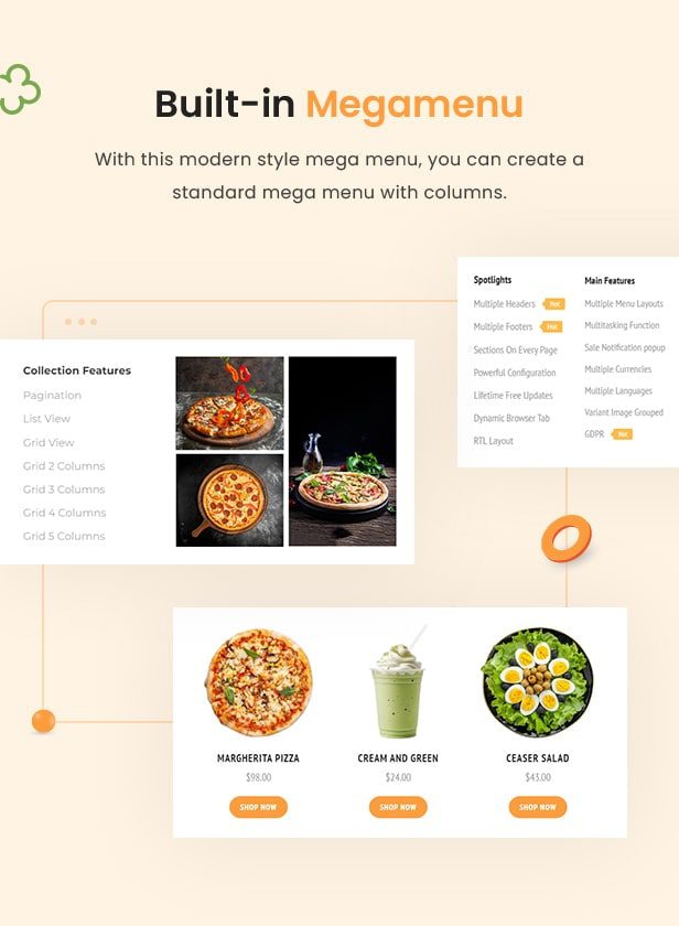pizzon Restaurant shopify theme